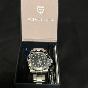 Pagani Design GMT “Bruce Wayne”Automatic Watch